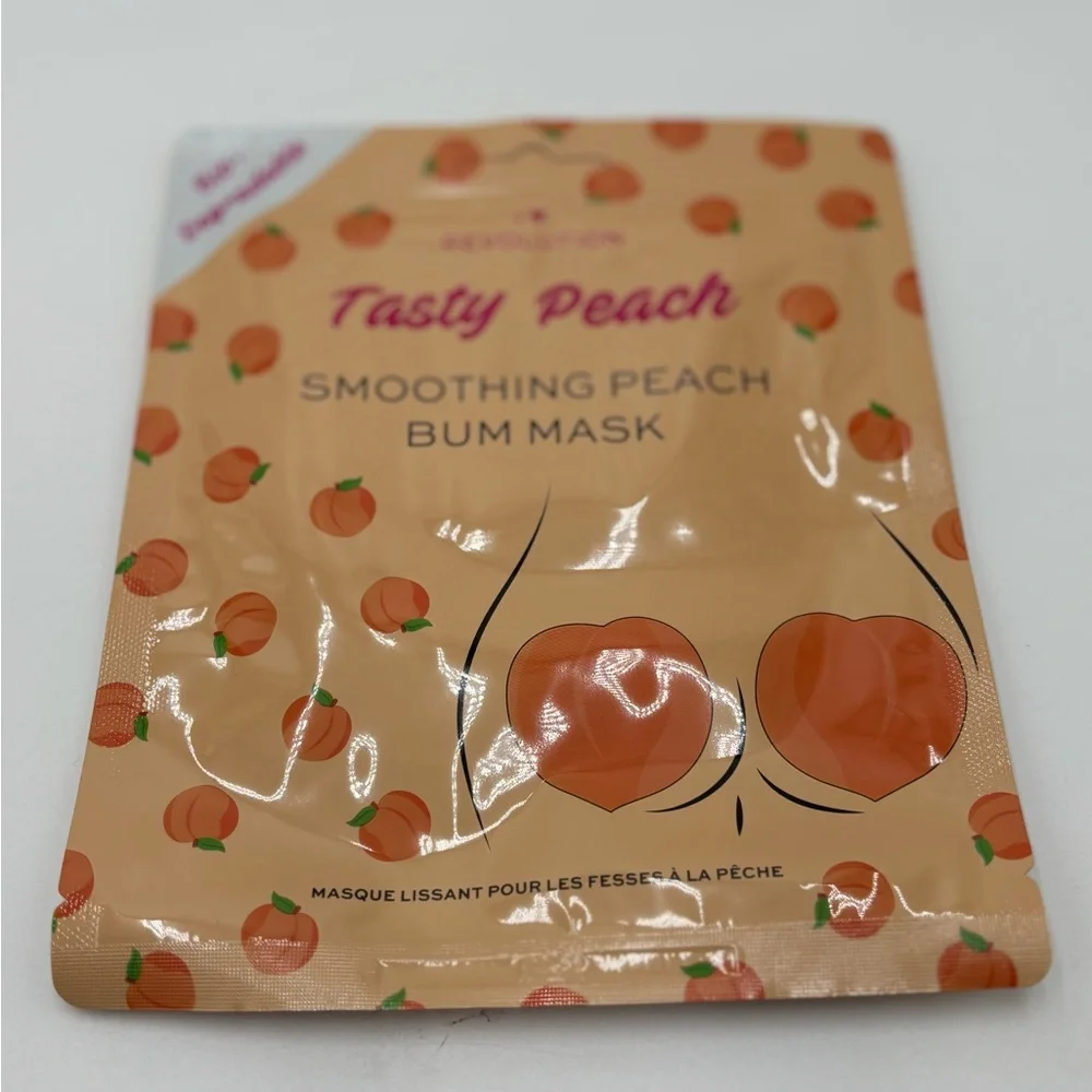 Heart‎ Revolution Tasty Peach Smoothing Bum Mask 6-Pack Sheet Masks New